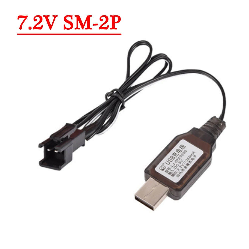 7.2 V/7.4 V NiMH Lipo Li-Ion Caricabatteria Per RC Auto Barca Serbatoio Camion Pistole giocattoli batteria con SM-2P/SM-3P/SM-4P SM Spina caricabatterie