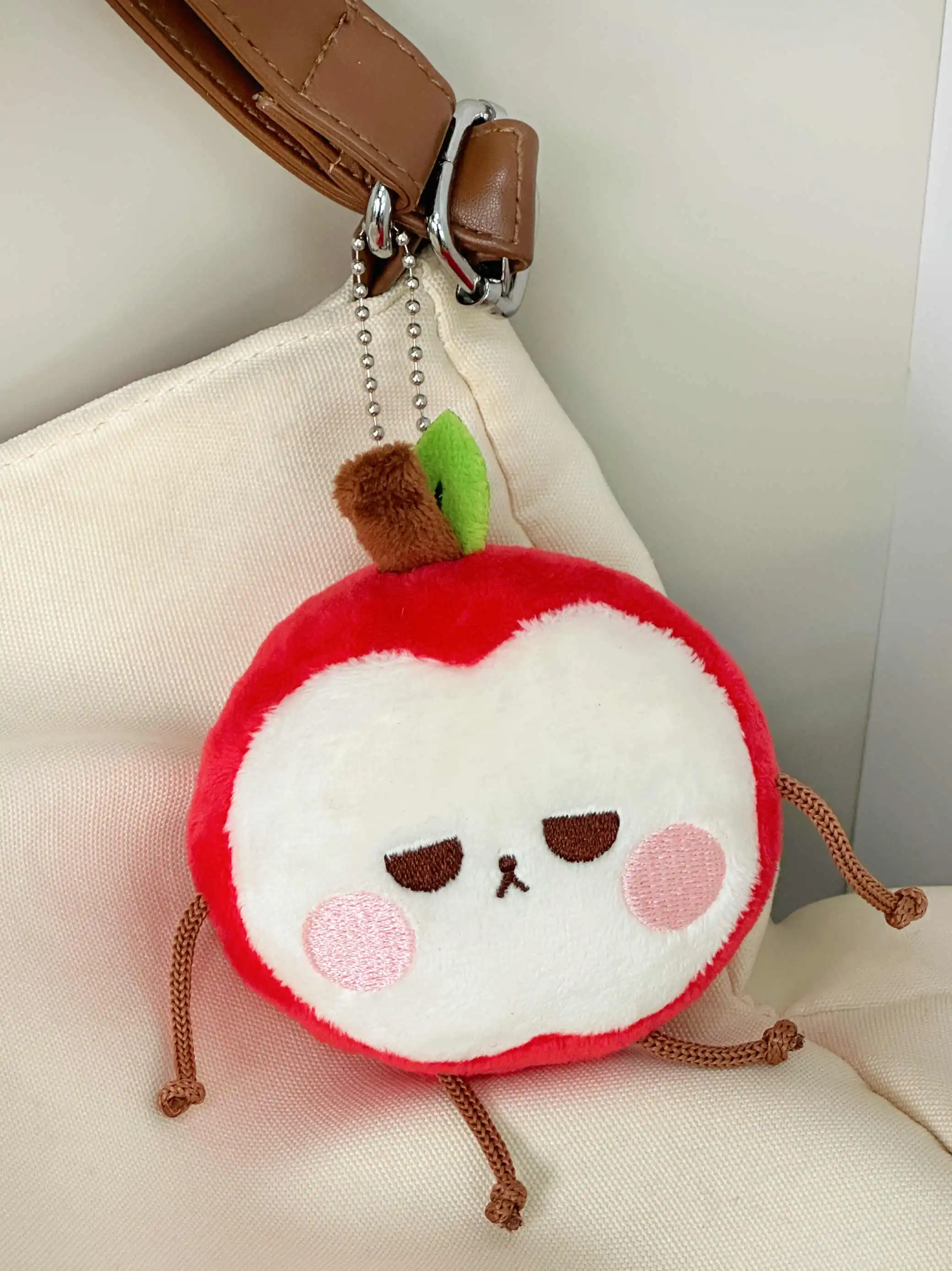 Game Caleb Xia Yizhou Love and Deepspace Cute Apple Cosplay Mini Doll Figures Keychain Pendant Decor Toy Anime Fans Xmas Gift