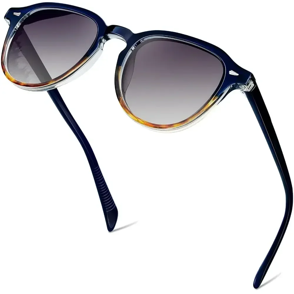 

Круглые солнцезащитные очки для женщин и мужчин, поляризованные, с защитой от УФ400, модные, из ацетата, в ретро-стиле, круглые солнцезащитные очки