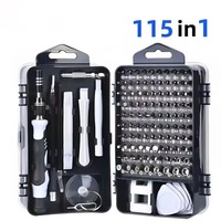 115 in 1 Electronics Screwdriver Set Precision Screwdriver Tools Nut Driver Professional Magnetic Repair Tools Laptop Repair New