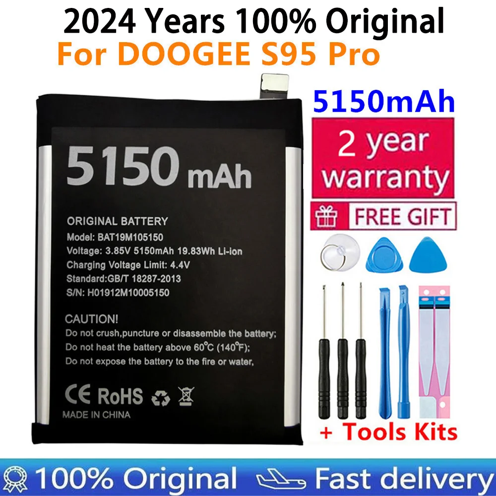 100% New Original Replacement battery For DOOGEE S55 S55Lite T6 S60 S95 Pro BL7000 BL12000 Oukitel K6000 Pro Batteries Bateria