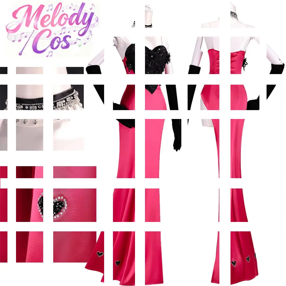 Angel Cosplay Dust Dress Costume Anime Hotel Fantasia Women Dress Collar Gloves Outfits Halloween Carnival Dress Up Party Suit