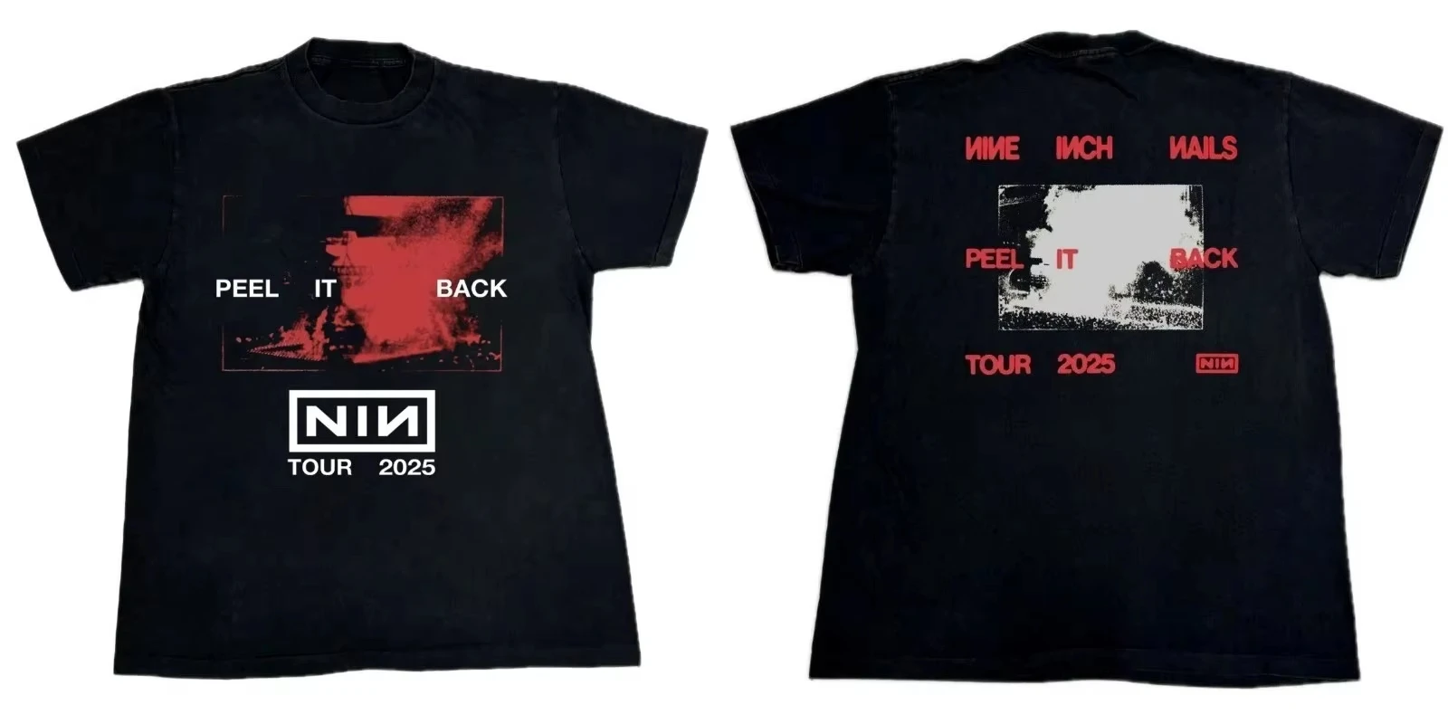 Summer New Nine Inch Nails T-shirts Oversized Unisex T Shirt Streetwear Cotton New Retro Short Sleeves Graphic Classic Harajuku