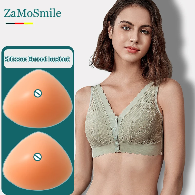 Implant Medical Silicone Fake Breast  Breast Implant Bra Breast Triangular Silicone Prosthetic Breast no Matter What