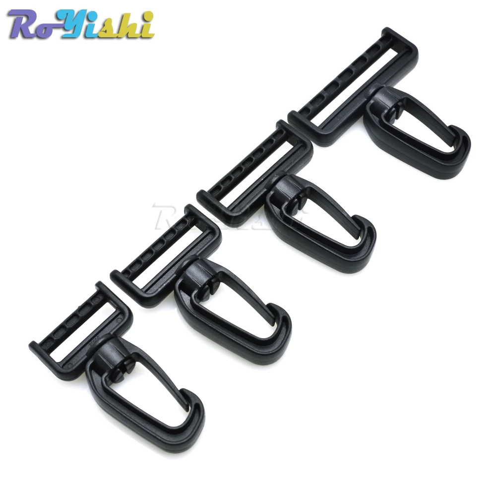 Plastic Swivel Snap Hooks for Bag Belts Straps Keychain Clasp Backpack Accessories