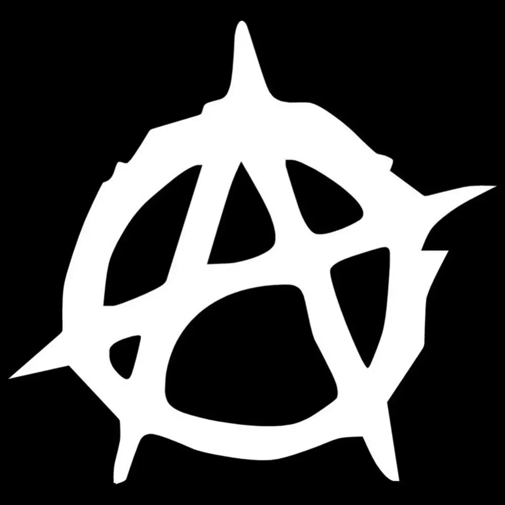 Anarchy Symbol Car-Styling Truck Body Decals Reflective Sticker Vinyl Stickers Water-resistant High Stickiness Bumper Decal