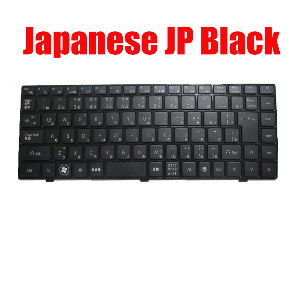 Laptop Keyboard For Quanta V131388AJ V131388AJ1 V136346AJ1 Japanese JP Black With Frame New