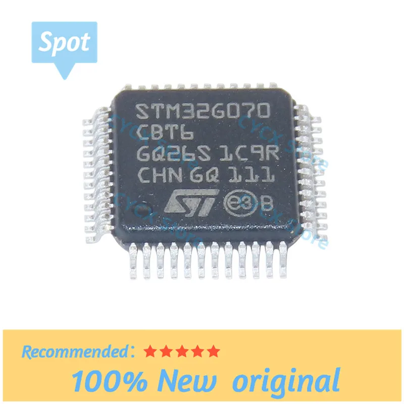 10Pcs STM32G070CBT6…