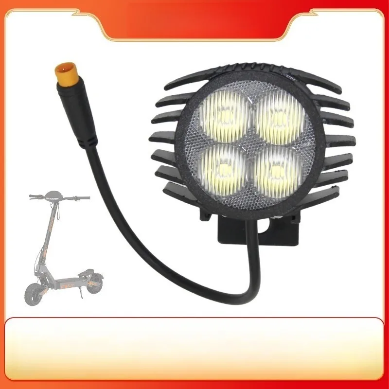 Electric Scooter LED Headlight Night Front Lamp Replacement Spare Accessory for Scooter Lighting