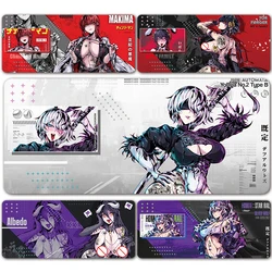 Anime japonês Non-Slip Grande Mouse Pad, Sexy Hot Girl Gaming Gamer, Slicone, Computador, Laptop, Teclado Do Escritório, Esteira De Mesa, Mousepad, XXL