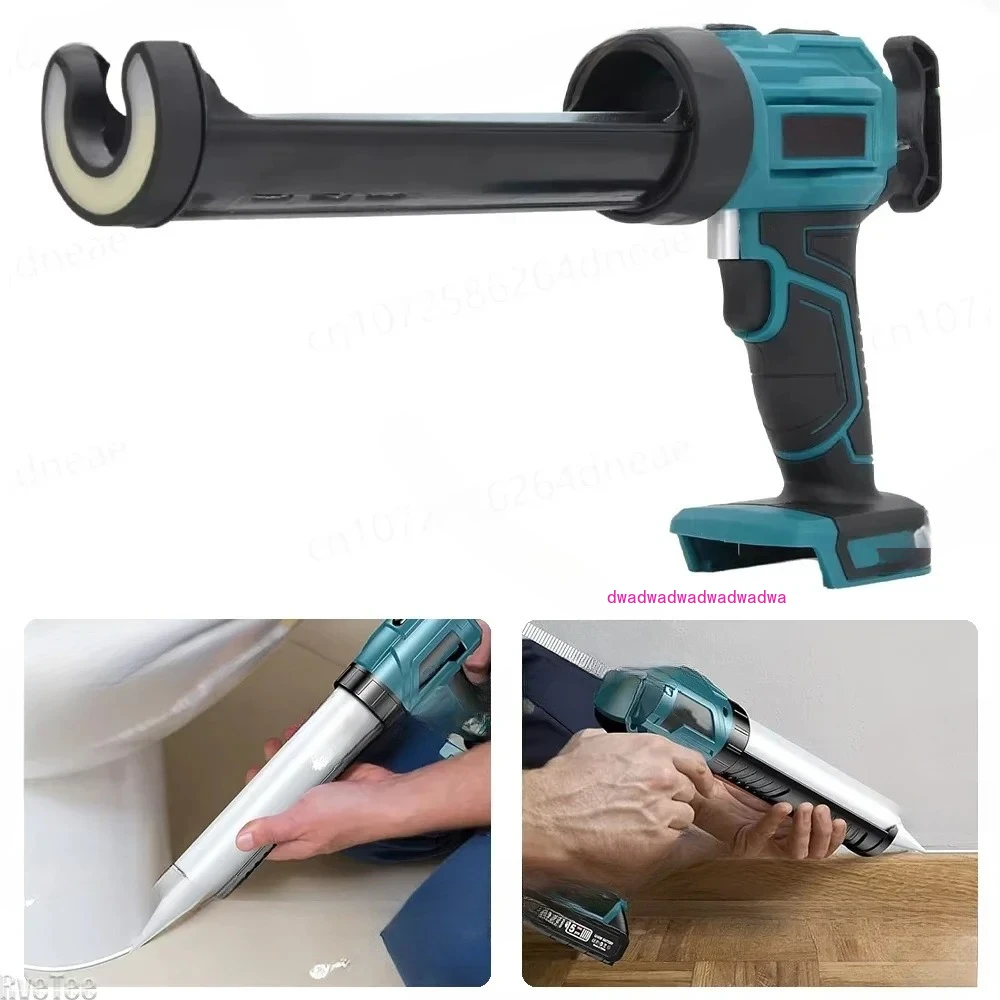 

Electric Caulking Gun for 18V Battery Cement Glass Adhesive Glue Seal Sealant Tool Wireless Glass Glue Gun