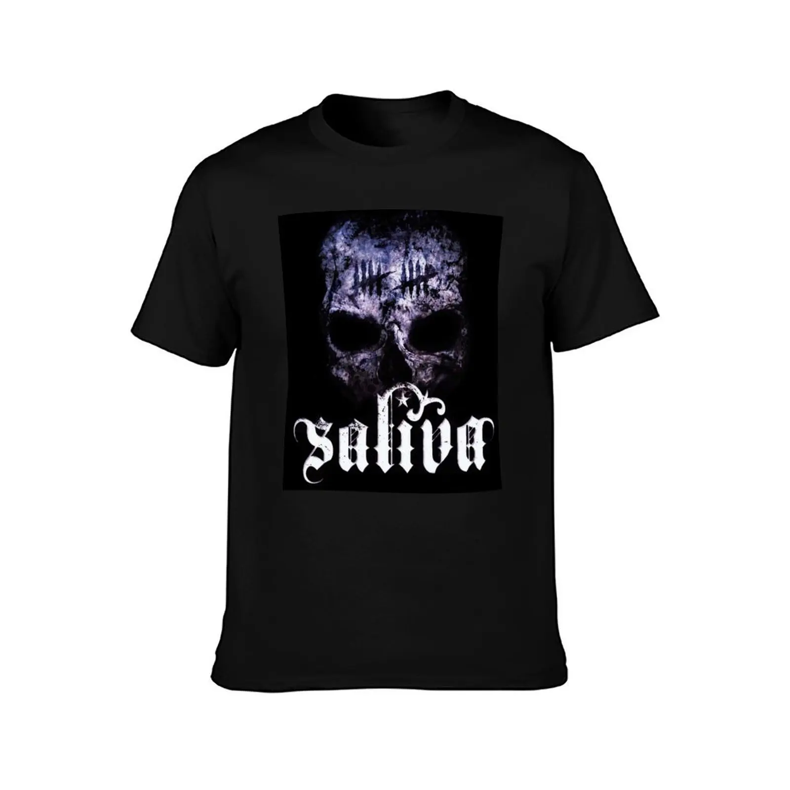 Saliva Logo Band Music T-Shirt Stain Resistant Casual Tee T-Shirt
