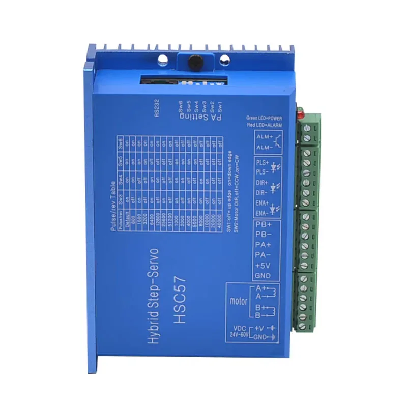 Nema23 ステップモーター ドライバー HSC57 Nema 23 ステッピング モーター用閉ループ ステッピング モーター ドライバー