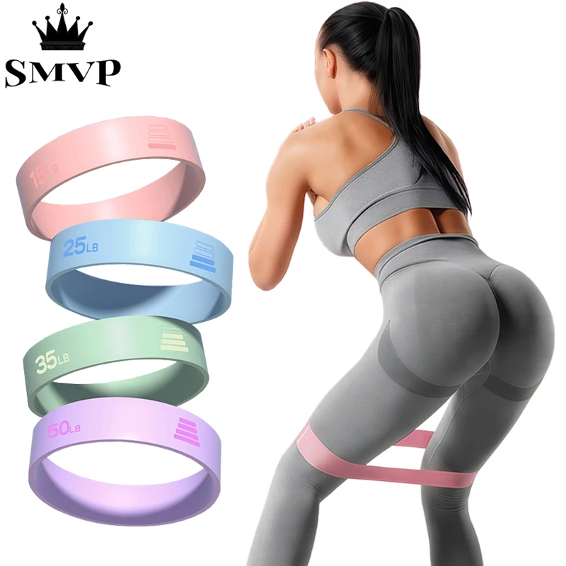 

Smvp home fitness girls sports yoga elastic band non-slip tension ring squat hip dance resistance band