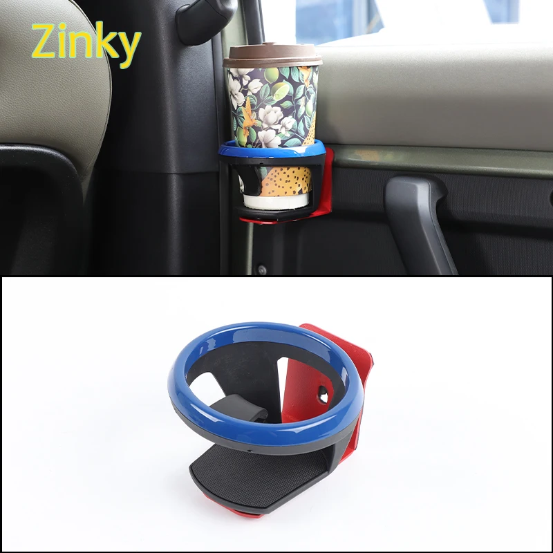 

Carbon Steel Car Interior Door Panel Water Cup Beverage Holder Suitable for Land Rover Defender 90 110 130 2020+ Accessories