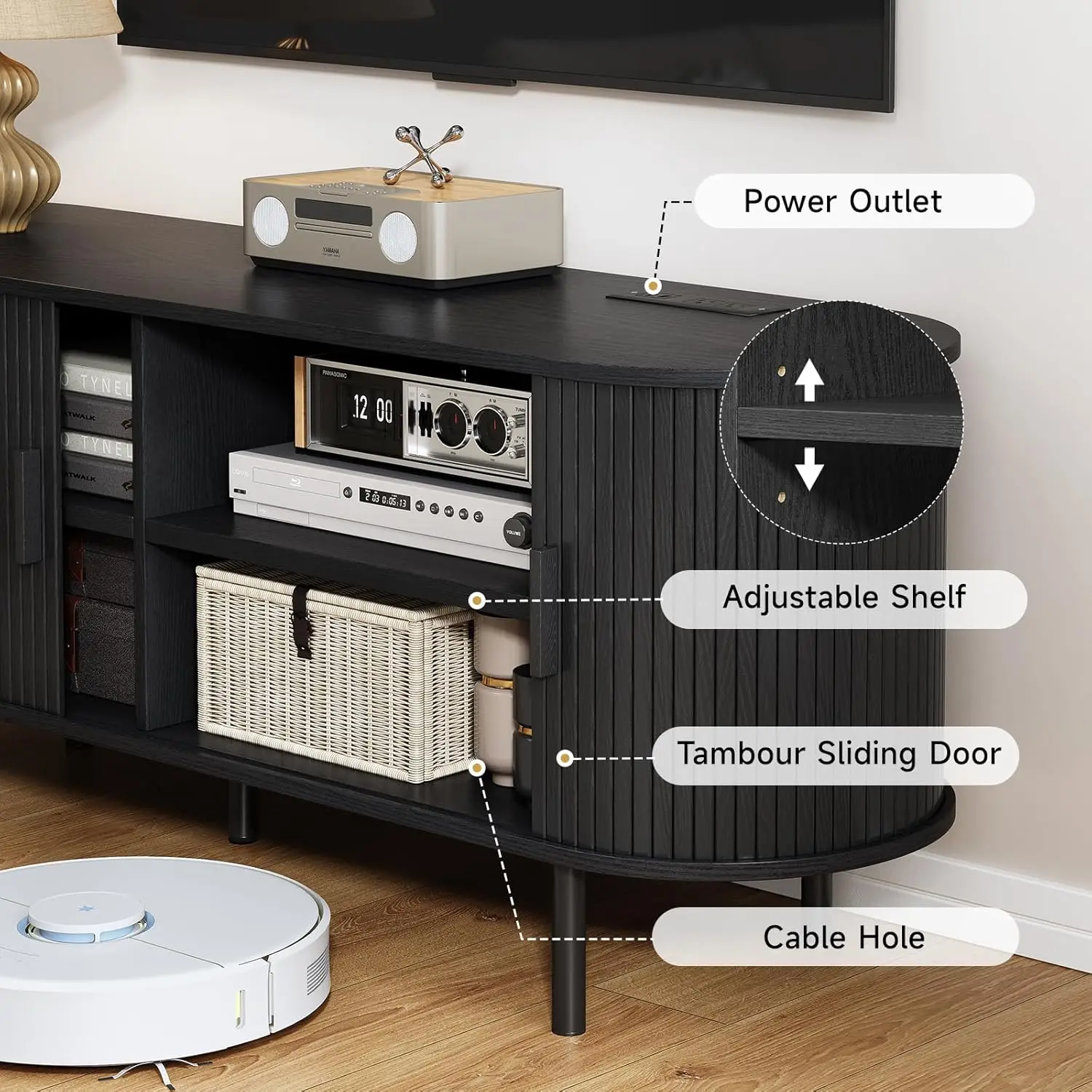 How Much Space Should You Leave Between Your TV and TV Stand?