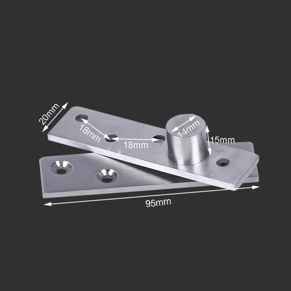 Professional 360 Degree Rotation Door Pivot Hinges 75mm 100mm Hiden Axis Door Cabinet Location Shaft