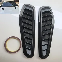 Car Hood Air Vent Decorative, Car Decorative Air Flow Intake Scoop Turbo Bonnet Vent Cover Hood Fender, Vehicle Type Universal