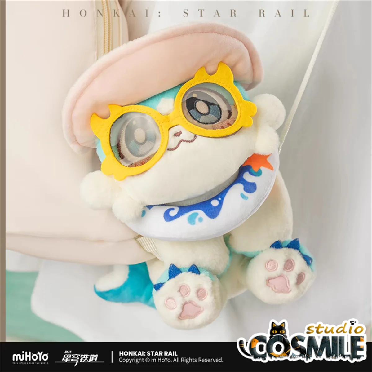 Ufficiale Originale Honkai: Star Rail Lupo Mostro Gyaogyao Braccio Animali Domestici Avventurina Cosplay Peluche Ripiene 20 cm Peluche Bambola Giocattolo Regalo