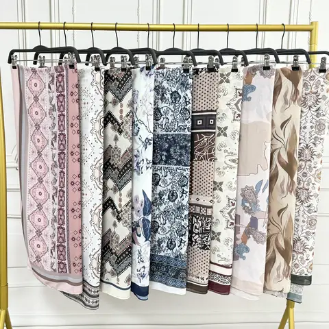 12 best sales मुद्रित शिफॉन हिजाब - №8