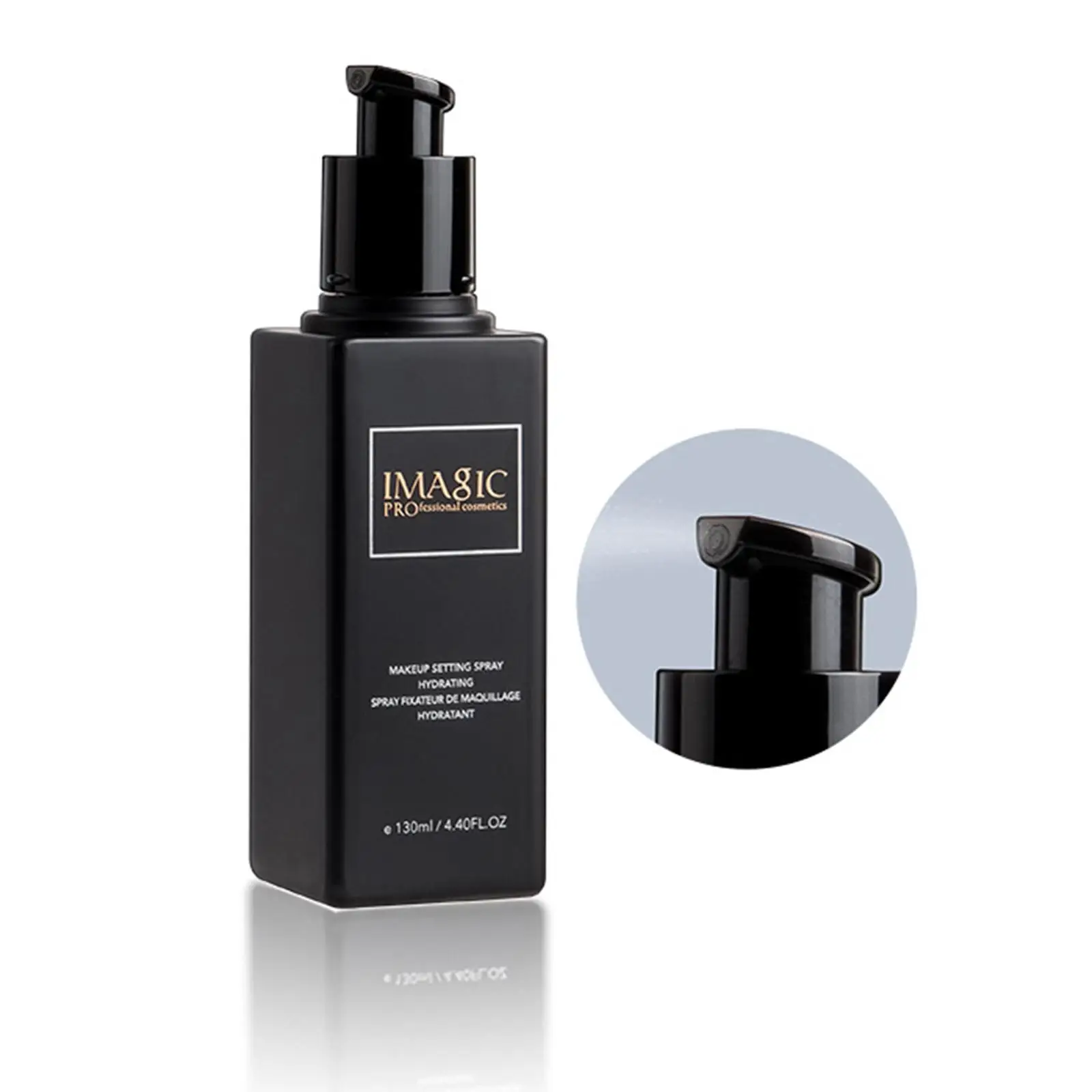 Setting Spray Natural Mattifying Oil Large Bottle Lightweight 130ml Makeup Mist Fixing Spray for