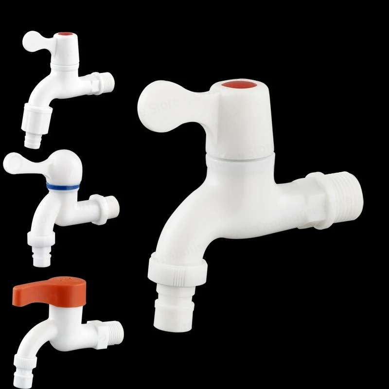 Plastic Faucet Kitchen Household Faucet Water Faucet Washing Machine Single Cold Water Nozzle Garden Irrigation Water Tank