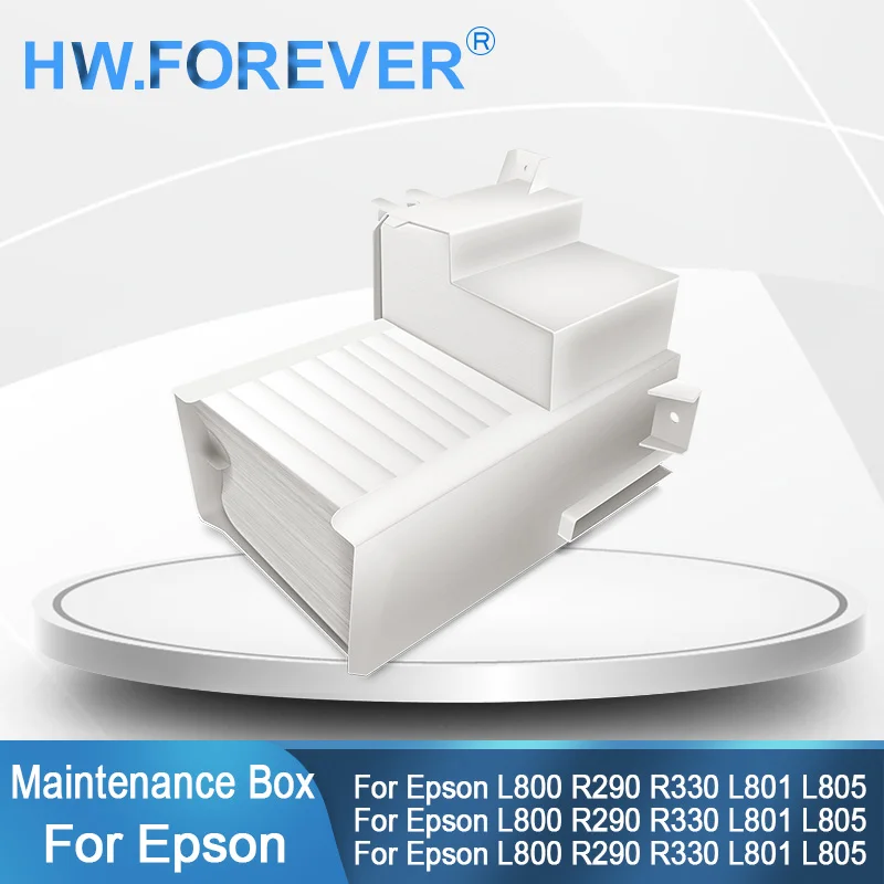 

L800 Контейнер для обслуживания чернил для Epson Stylus Photo R290 R295 P50 T50 T59 T50 L800 L801 A50 L805 Резервуар для отработанных чернил принтера