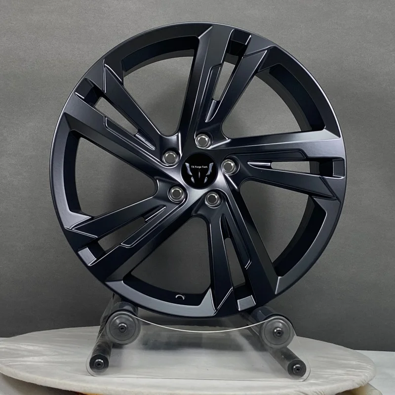 

Customized Lightweight Aluminum Alloy 6061-T6 Rims 18 19 20 21 22 Inch Matte Black Coating Deep Dish Aluminum Forged Wheels