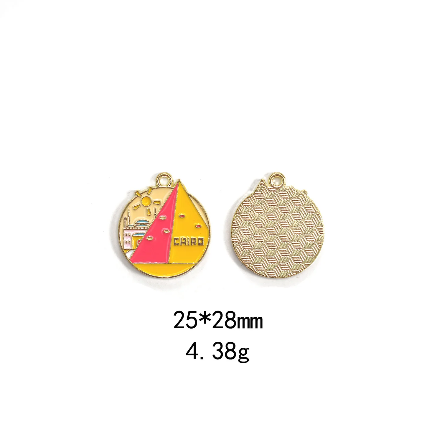 10 PC Classic Eiffel Tower Mount Fuji Pyramids Urban Architecture Pendant fit Bracelet Keychain Necklace DIY Accessories Jewelry
