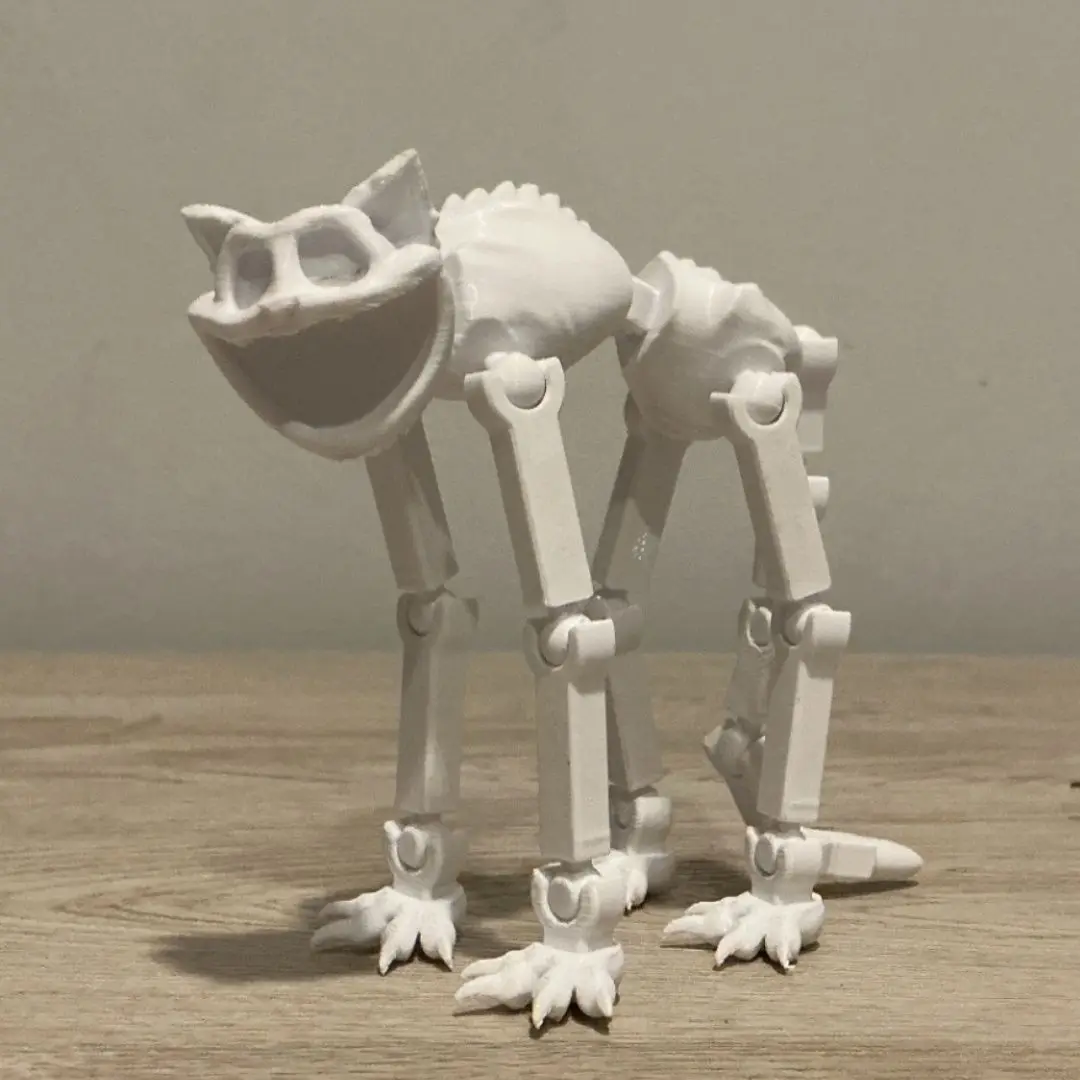 

1 Set New Nightmare Critters Multi-Articulable Horror Cartoon Cat Puppet Decor Action Figures 3D Skull Model Assembly Toy Gift
