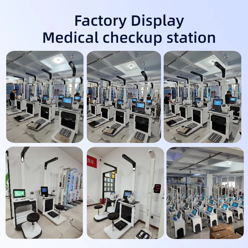 Intelligent Health System Medical Hospital Kiosk for Self-service Full Body Check Height Weight Blood Pressure Body Composition