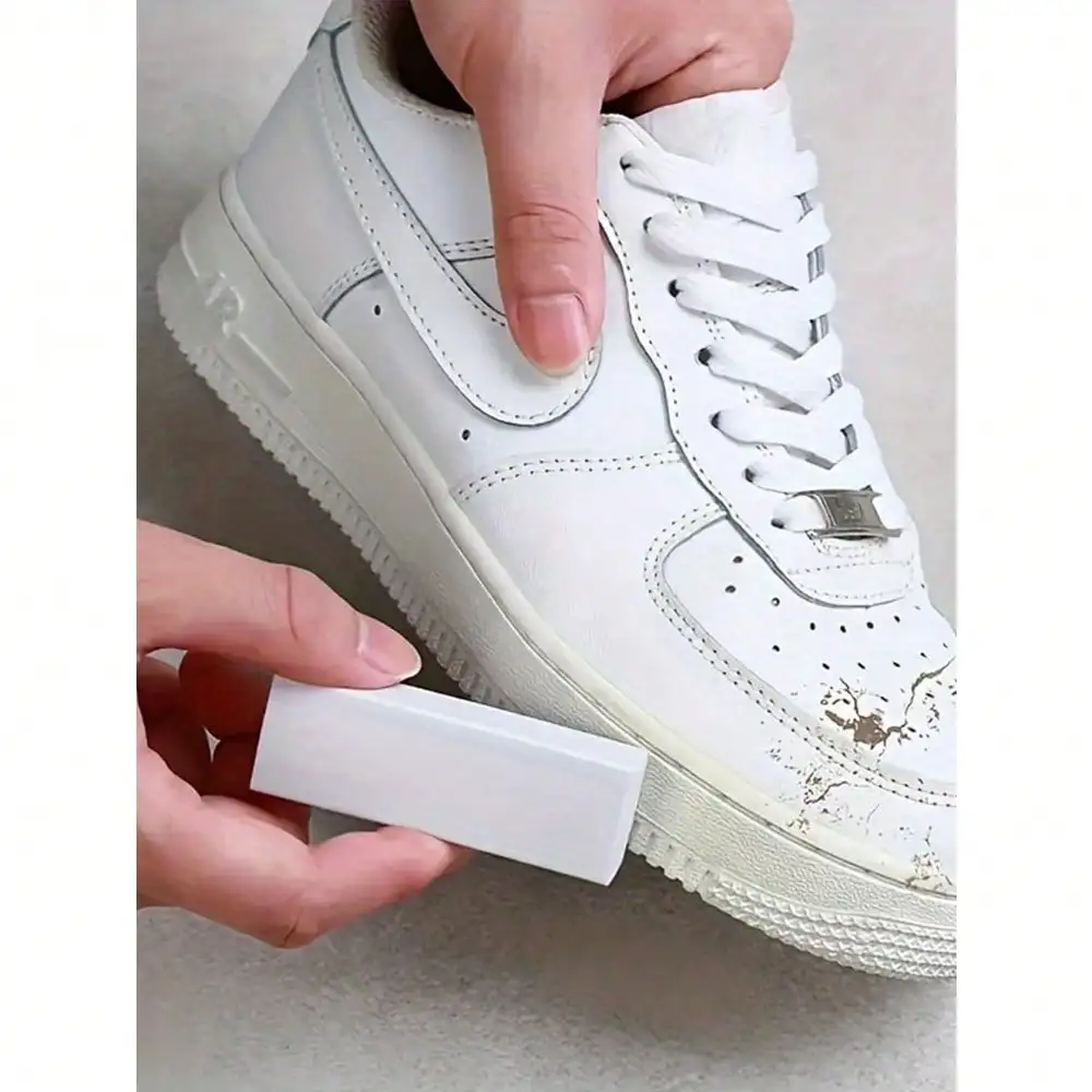 

Волшебный ластик для чистки обуви - средство для удаления пятен и грязи с кроссовок, искусственной кожи и одежды, универсальное применение в гостиной