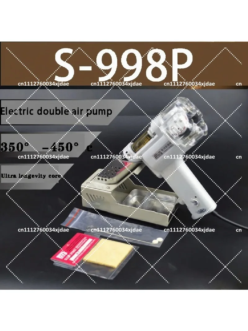 Professional Electric Desoldering Gun 110V 220V Hot Air Rework Station Soldering Iron Desoldering Pump