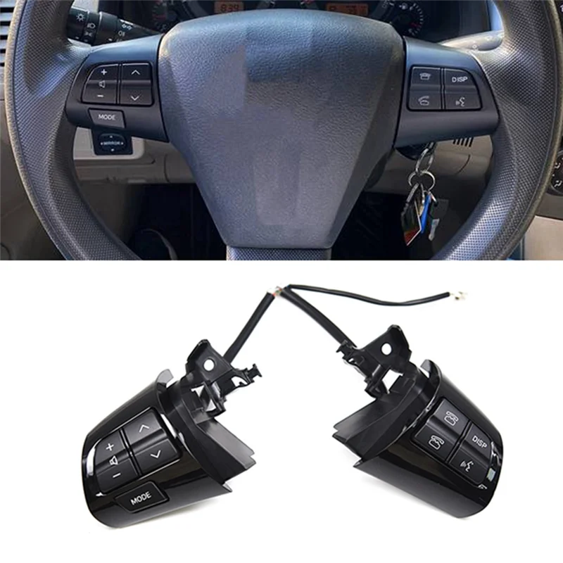 Lenkrad Audio Control Button Cruise Switch 48066-60010 für Toyota Corolla/Wunsch/Altis 2007-2012 hells chwarz