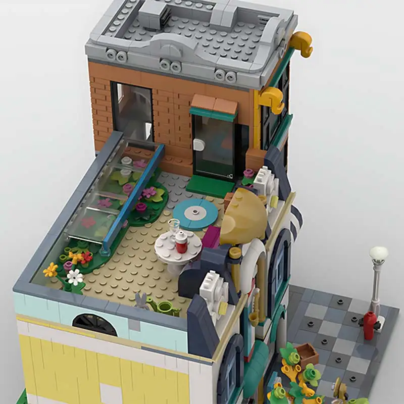 스트리트 뷰 시리즈 모듈형 라디오 방송국 도시 건축 블록 유명 건축물 DIY 브릭 모델 조립 장난감 크리스마스 선물