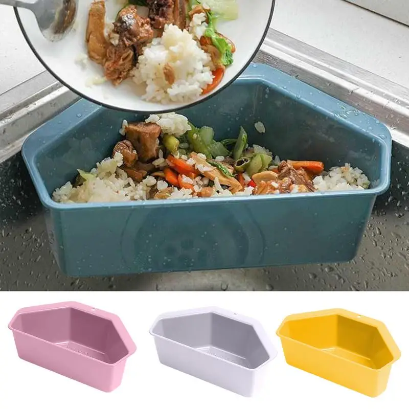 Multifunctional Drainage Basket Kitchen Sink Filter Swan Drain Basket Garbage Filter Shelf Strainer Leftover Sink Hanging Rack