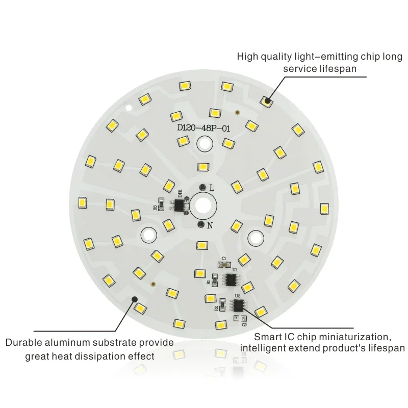 LED Chip 3 W 5 W 7 W 9 W 12 W 15 W 18 W SMD 2835 Licht Kralen AC 220 V-240 V DIY Voor Led Downlight Koud/Warm wit Verlichting Spotlight