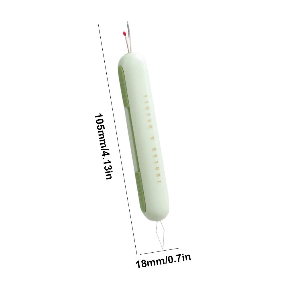 바늘 스레더 심 리퍼, 2 in 1 스레딩 및 심 제거기, 바늘 작업 패턴용 다기능