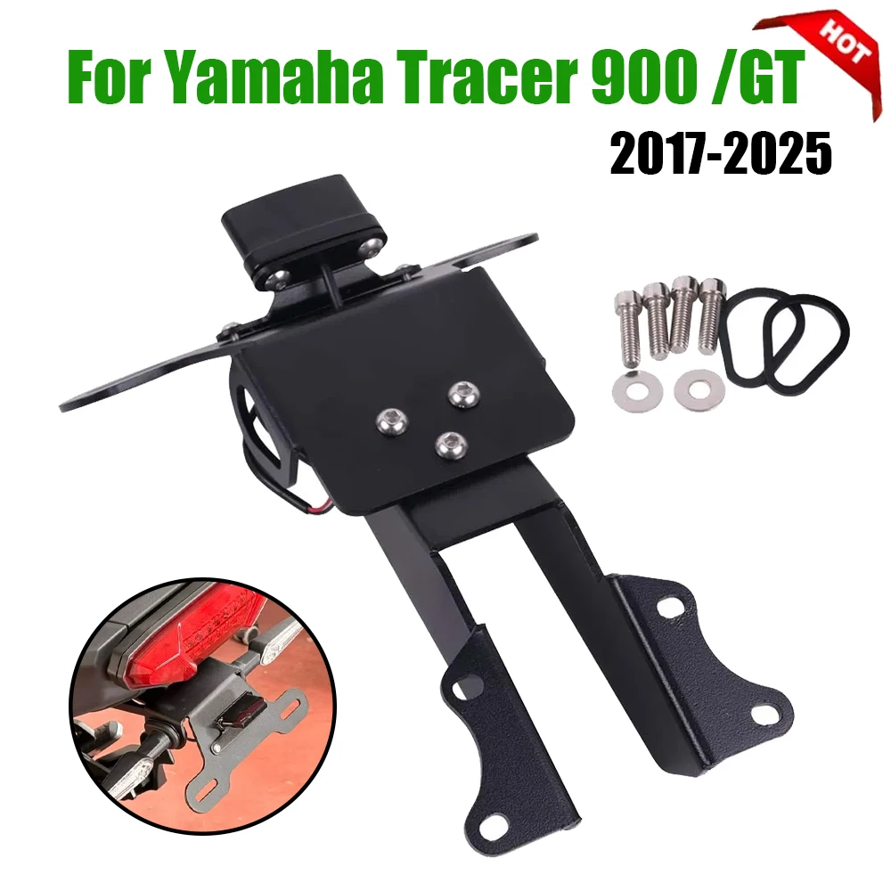 

Motorcycle Accessoires License Plate Holder Bracket Tail Tidy Fender Eliminator Light For YAMAHA MT09 MT-09 Tracer 900 9 GT FJ09