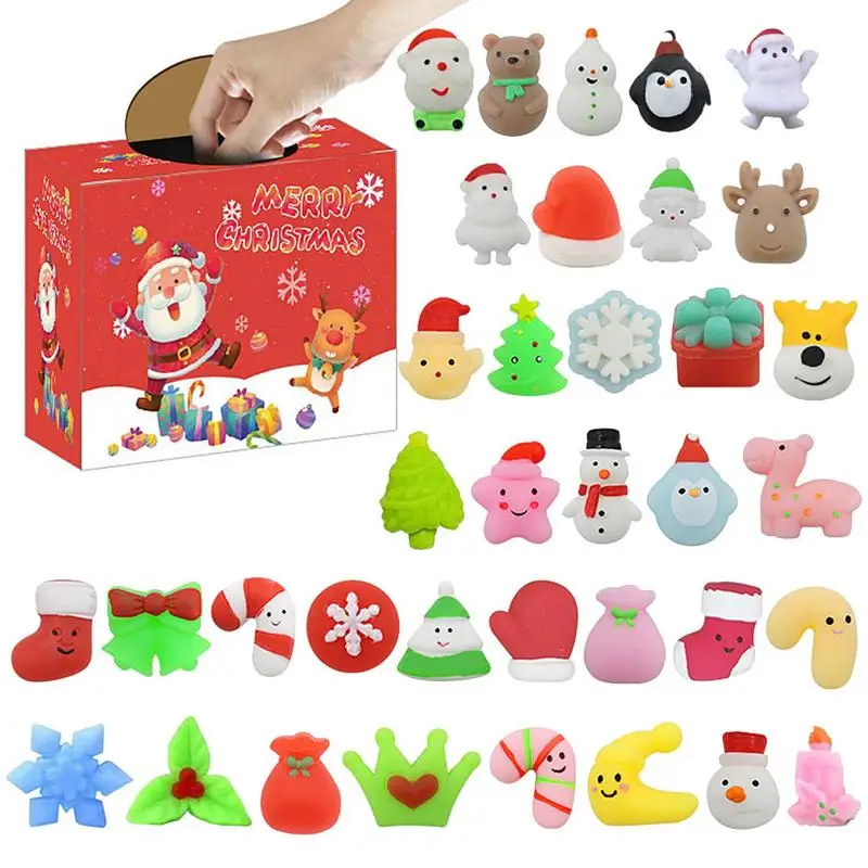 

Christmas Advent Calendar 2023 Soft Christmas 24 Days Advent Countdown Calendar Unusual Christmas Themed Mochi Plush Toy