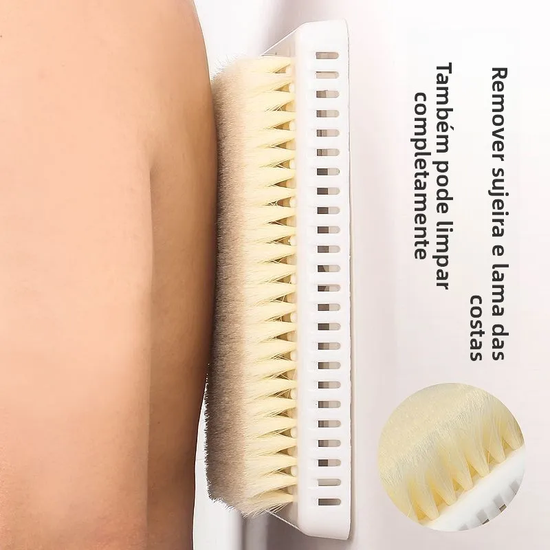 強力シリコン製背中洗いブラシ、吸水性抜群のカップ型壁掛け式、楽々背中洗いパッド