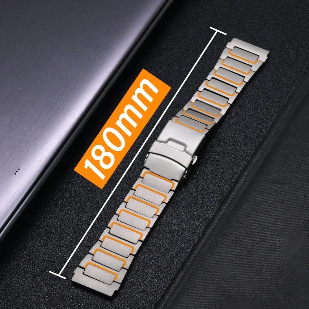 22mm Luxury Titanium Strap for Huawei Watch GT6 Pro GT5 46mm 4 4Pro Ultimate Luxury Strap for Seiko For Amazfit GTR4/3/2 Balance