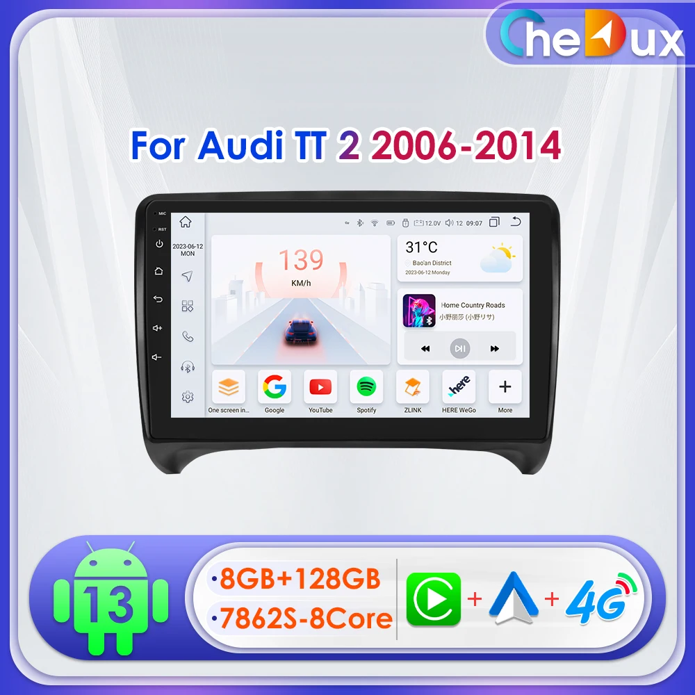 9" Chedux 2Din Andr… - image