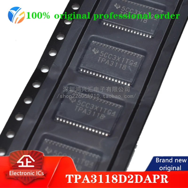 100% original TPA3118D2DAPR TPA3118 HTSSOP32 audio amplifier chip IC