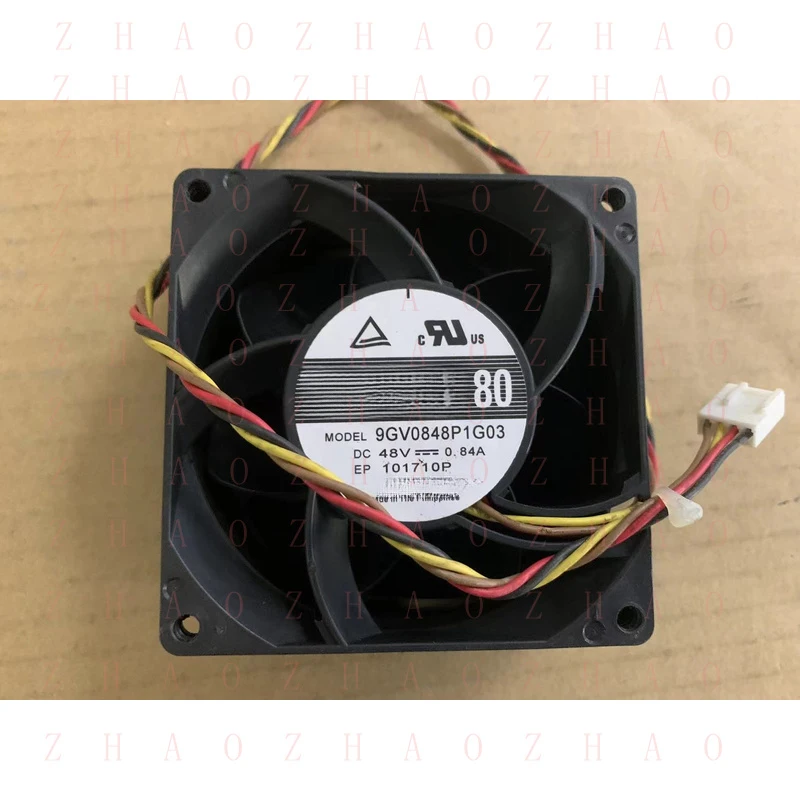 L+ 1pcs for Sanyo San Ace 80 9GV0848P1G03 DC 48V 0.84A 8cm Server Cooling fan