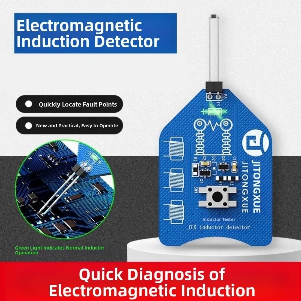 JTX CT-1 Motherboard Coil Tester Inductor Detector Tool for PC Repair Electromagnetic Induction Quick Fault Check