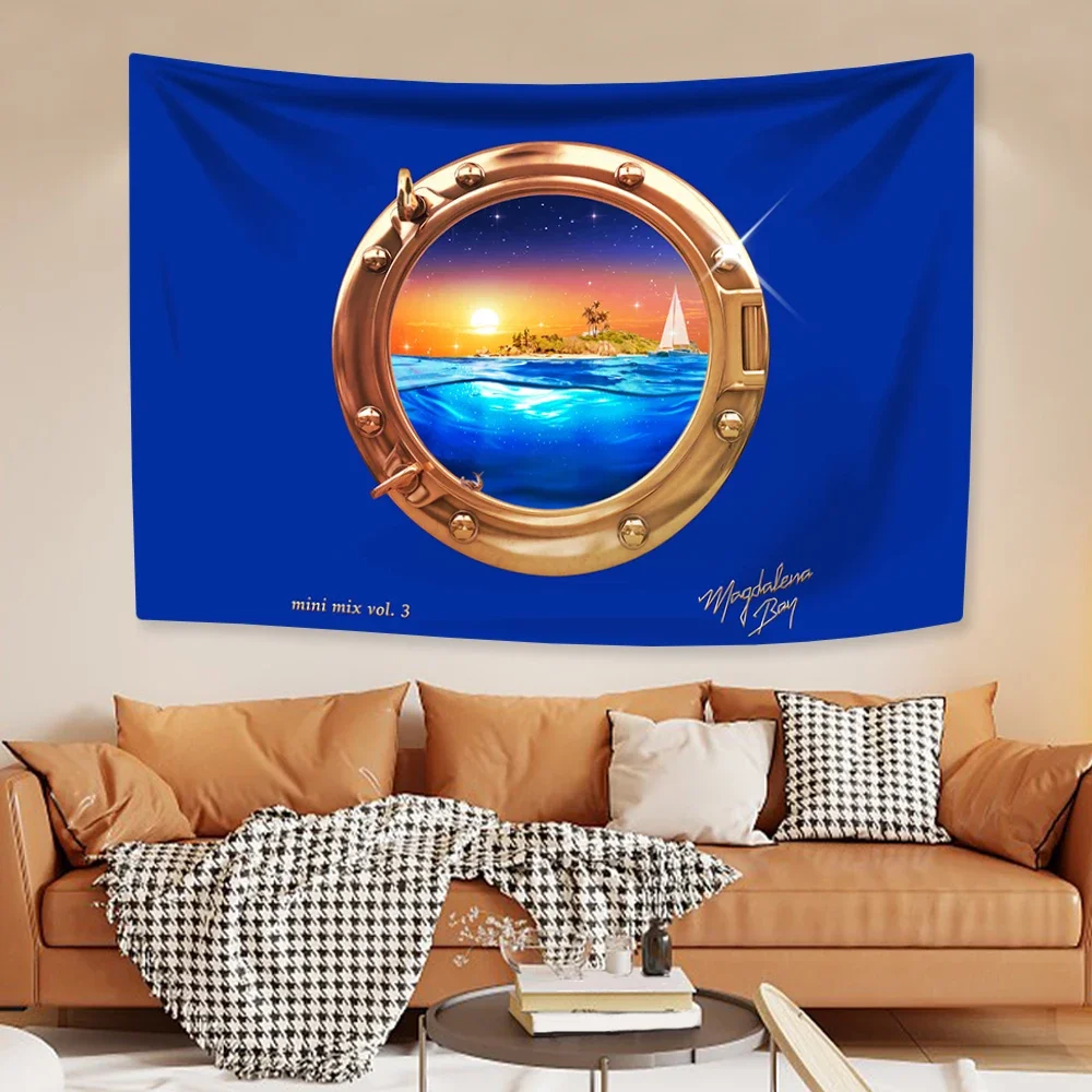 بديل مجموعة البوب نسيج Magdalena Bays غطاء الألبوم الجدار الشنق ديكور المنزل غرفة نوم النوم خلفية الحفل راية