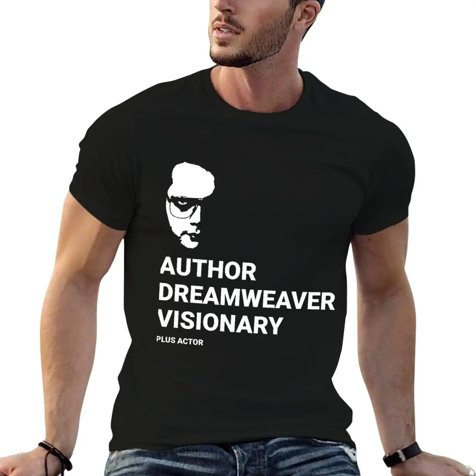 Regalos para hombres, camiseta Slim Fit Author Visionary Graphic For Fan, camisetas para hombre, camisetas de algodón, camiseta 100% de algodón para hombre
