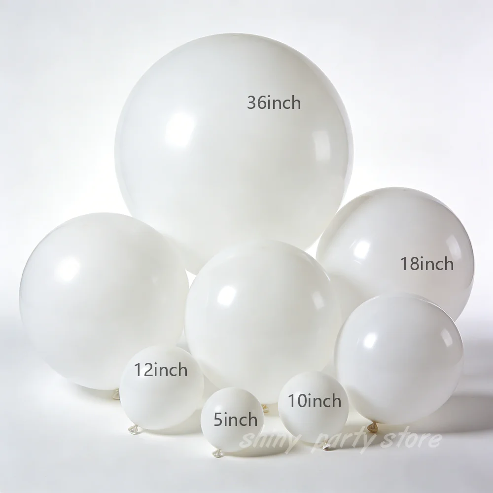 Pink White Balloons for Boys and Girls Latex Balloons Baby Shower Birthday Party Decoration Kids Toys DIY Balloon Anniversary