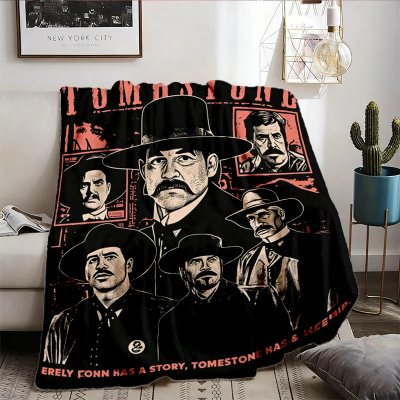 Tombstone: Western  Cozy Blanket